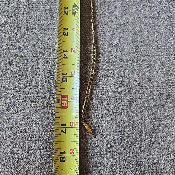 1960s Coro Necklace Gold Tone Faux Pearl Crystals Rhinestone 16.5" Adjustable - Picture 10 of 10